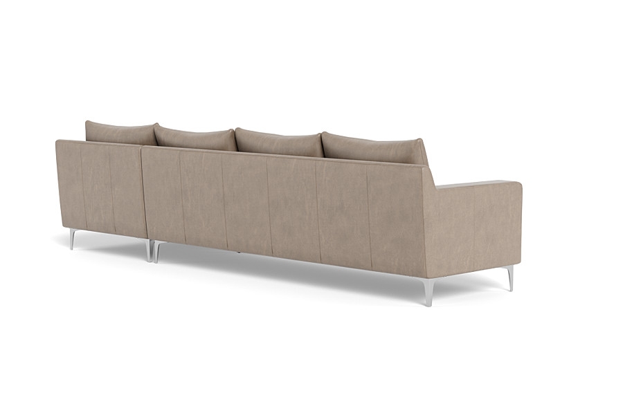 Sloan Leather 4-Seat  Chaise Sectional - Image 1