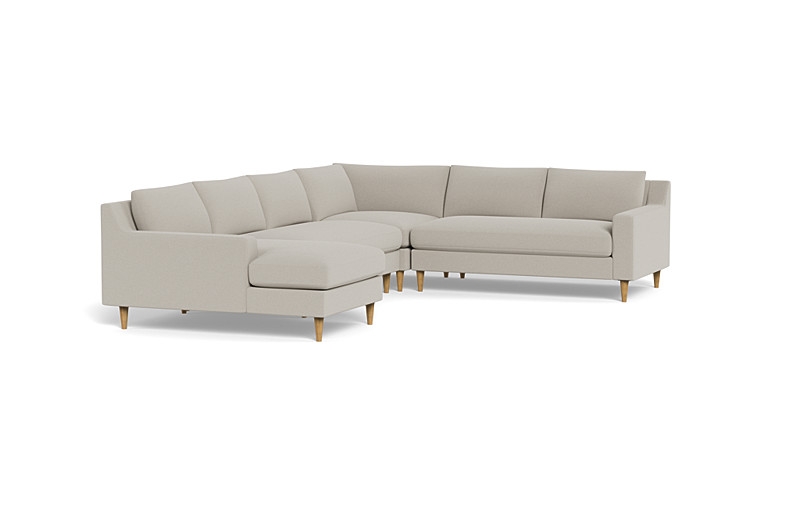 Saylor 4-Piece Corner Sectional Sofa with Left Chaise - Image 4