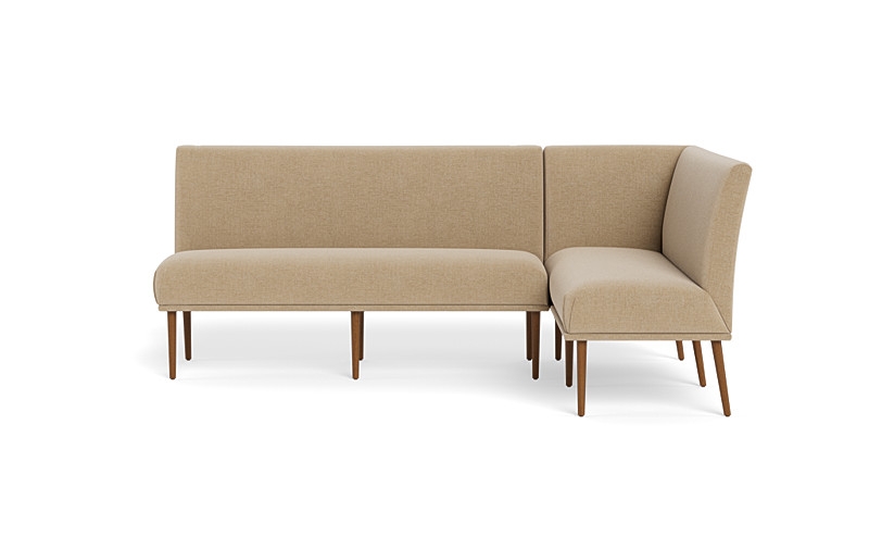 Dorian Upholstered Right Banquette with Tufting Option - Image 0