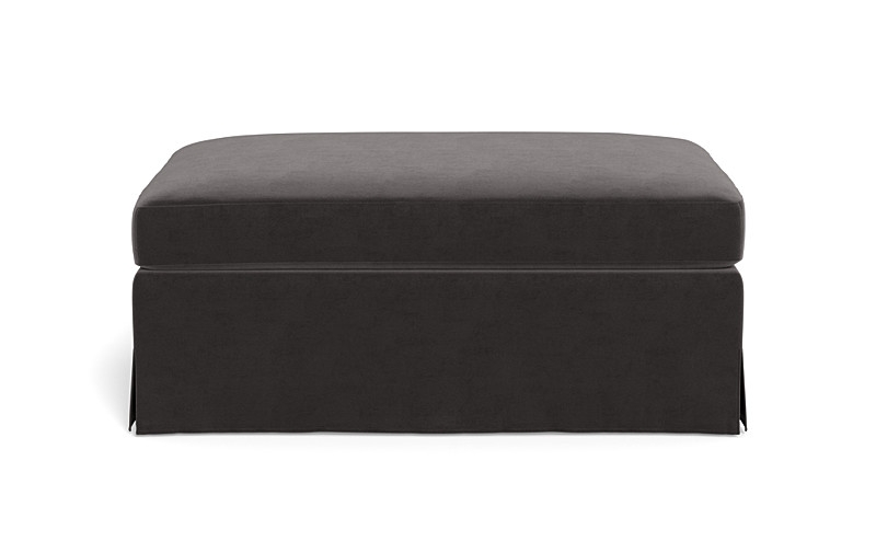 Sloan Slipcovered Ottoman - Image 0