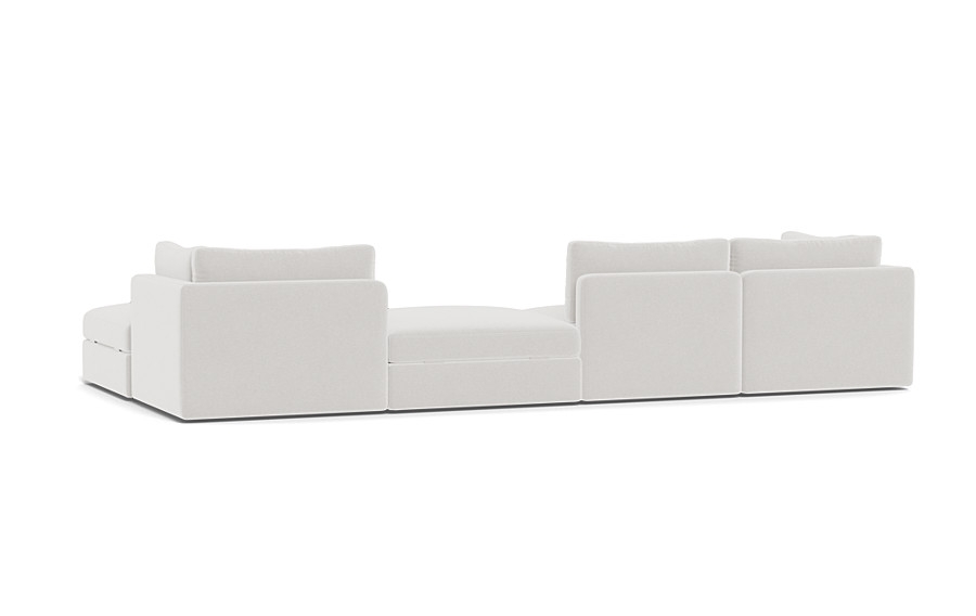 Tatum Modular Chaise Sectional with Open Ottoman - Image 3