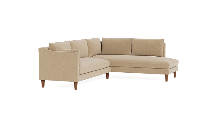 Caitlin 3-Seat  Bumper Sectional by The Everygirl® - Image 3