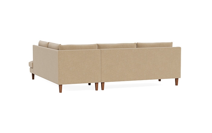 Caitlin 3-Seat  Bumper Sectional by The Everygirl® - Image 4