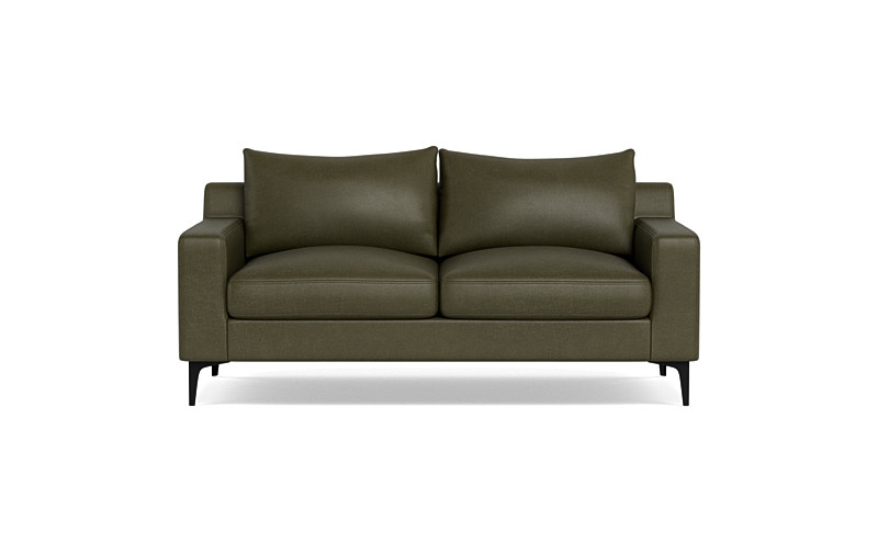 Sloan Leather Loveseat - Image 0