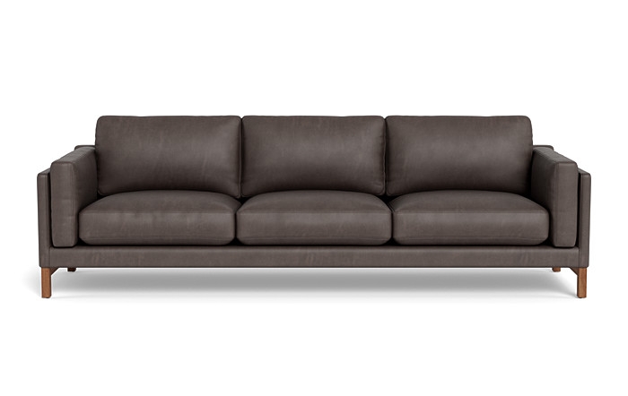 Gaby Leather 3-Seat Sofa - Image 0
