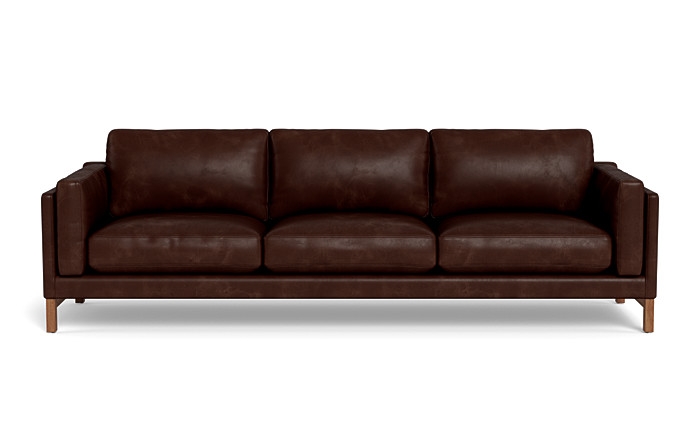 Gaby Leather 3-Seat Sofa - Image 0