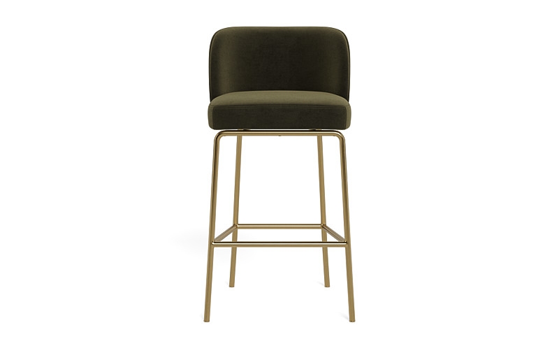 Graham Metal Framed Upholstered Bar Stool - Image 0