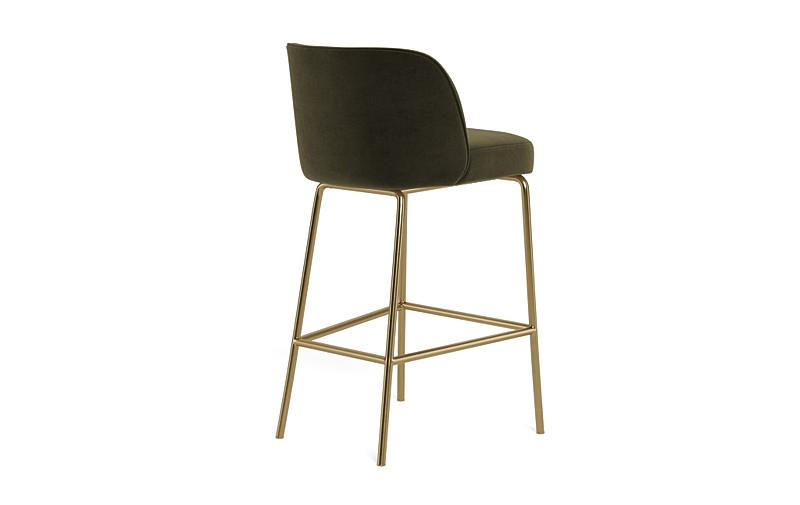 Graham Metal Framed Upholstered Bar Stool - Image 2
