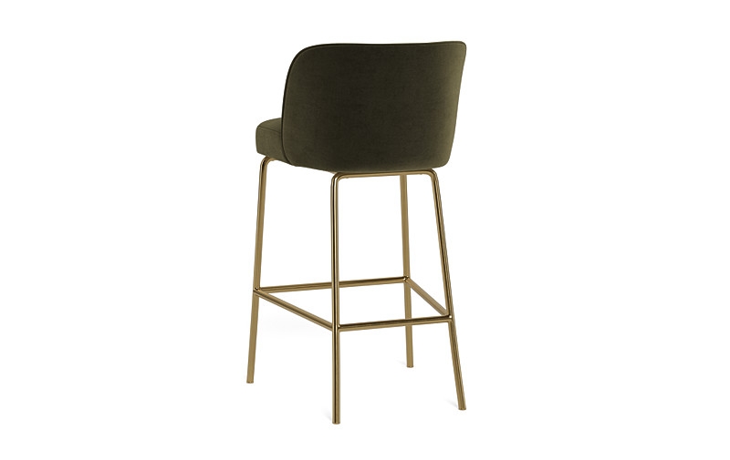 Graham Metal Framed Upholstered Bar Stool - Image 1