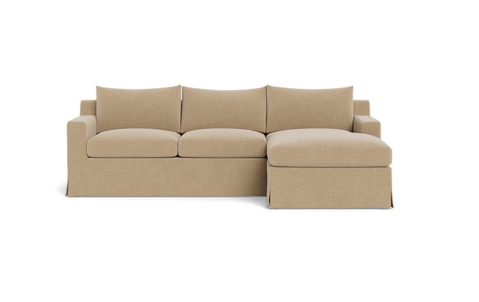 Sloan Slipcovered  Chaise Sectional - Image 0