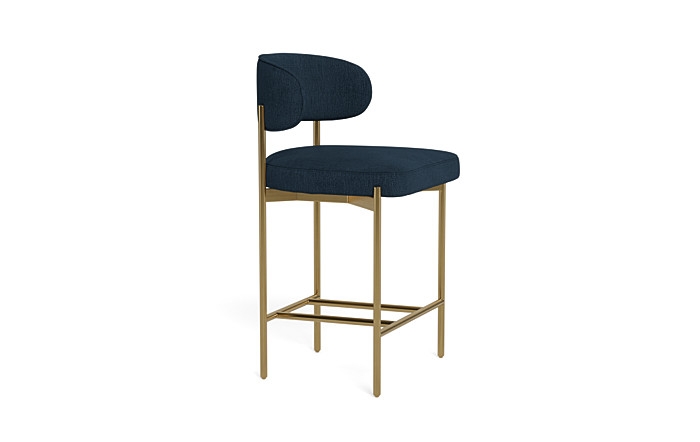 Hollis Metal Framed Upholstered Counter Stool - Image 2