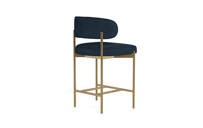 Hollis Metal Framed Upholstered Counter Stool - Image 3