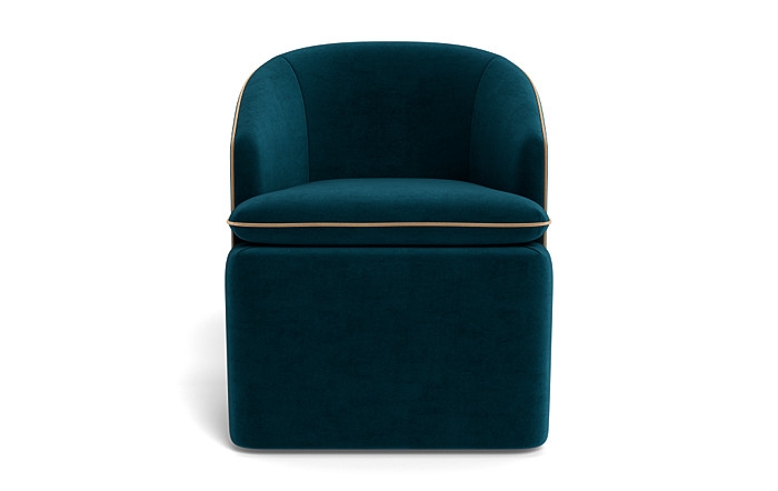 Daphne Upholstered Chair with Contrast Piping - Image 0