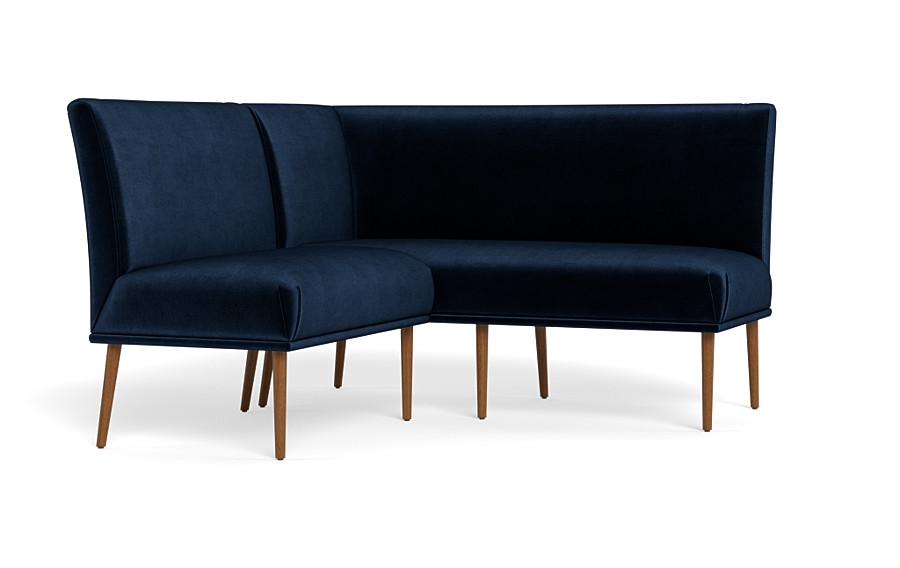 Dorian Upholstered Petite Right Banquette with Tufting Option - Image 3