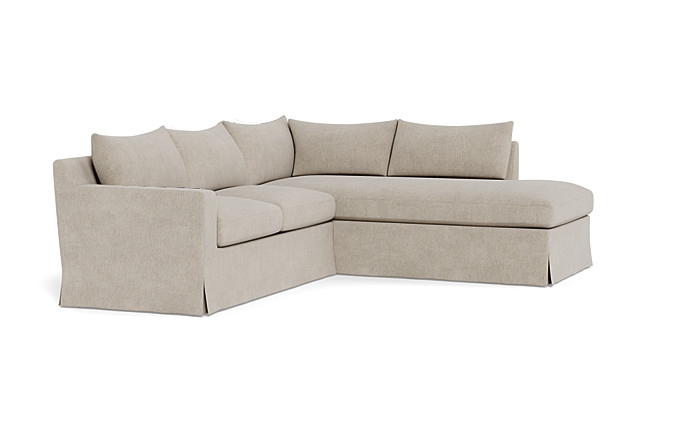Sloan Slipcovered 3-Seat  Bumper Sectional - Image 4