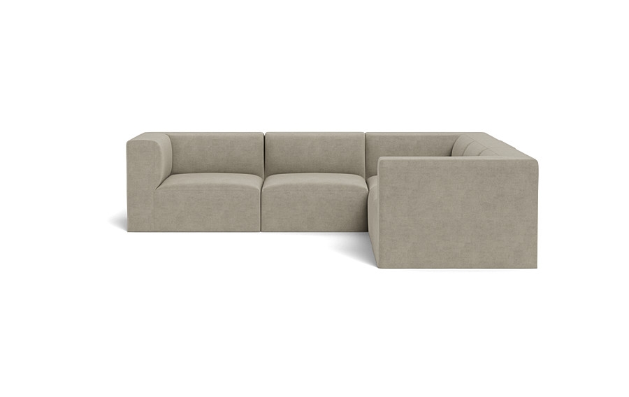 Simon Slipcovered Modular 4-Seat Corner Sectional - Image 0