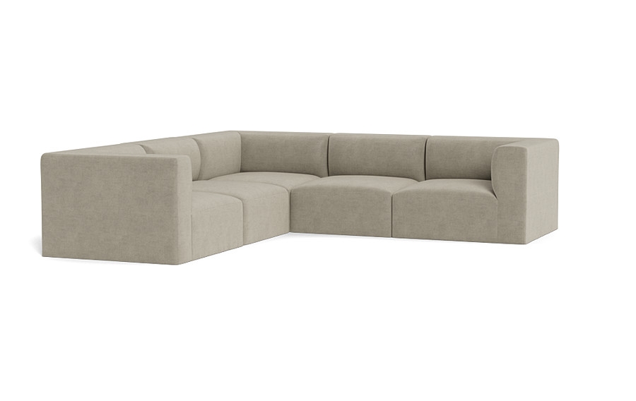 Simon Slipcovered Modular 4-Seat Corner Sectional - Image 2