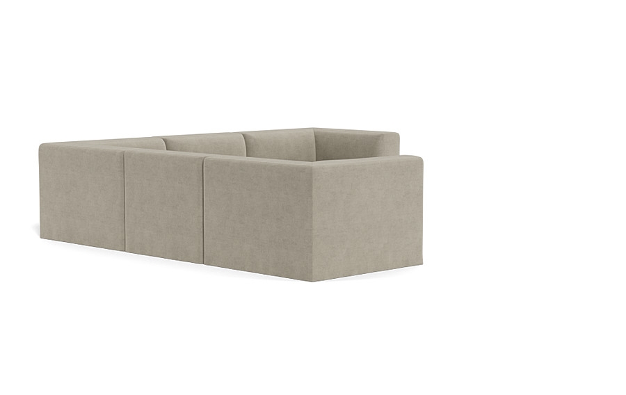Simon Slipcovered Modular 4-Seat Corner Sectional - Image 1