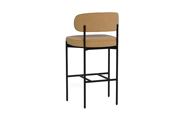 Hollis Metal Framed Upholstered Bar Stool - Image 3