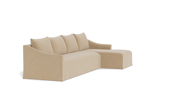 Dixon Slipcovered 4-Seat Right Chaise Sectional - Image 2