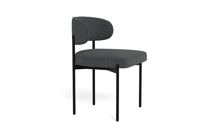 Hollis Metal Framed Upholstered Chair - Image 4
