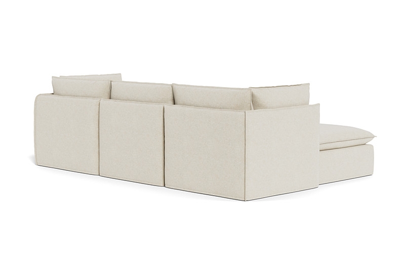 Josie Slipcovered Modular 3-Seat Chaise Sectional - Image 3