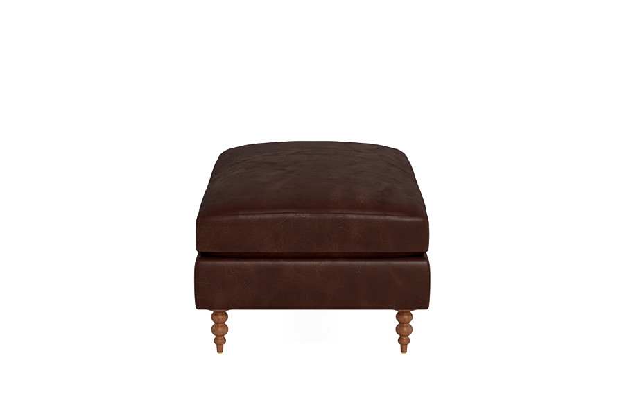 Sloan Leather Storage Ottoman - Image 2