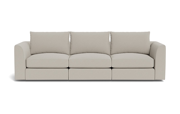 Beckham Modular Fabric 3-Seat Sofa - Image 0