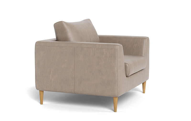 Asher Leather Accent Chair - Image 3