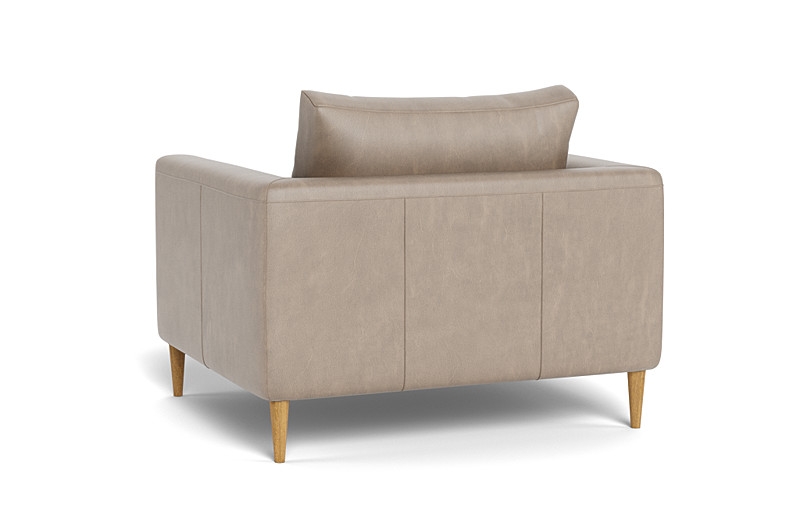 Asher Leather Accent Chair - Image 1