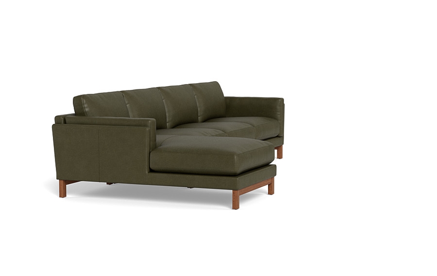 Gaby Leather 4-Seat  Chaise Sectional - Image 3