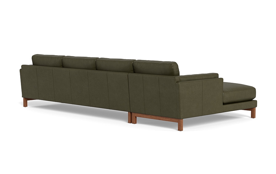 Gaby Leather 4-Seat  Chaise Sectional - Image 2