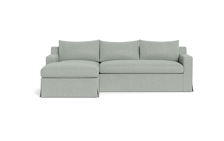 Sloan Slipcovered  Chaise Sectional - Image 0