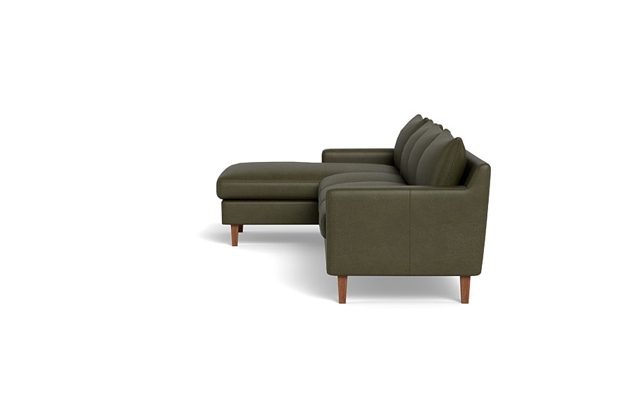 Sloan Leather 4-Seat  Chaise Sectional - Image 1