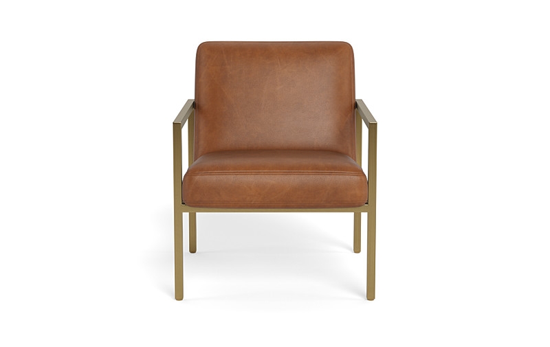 Fritz Leather Accent Chair - Image 0