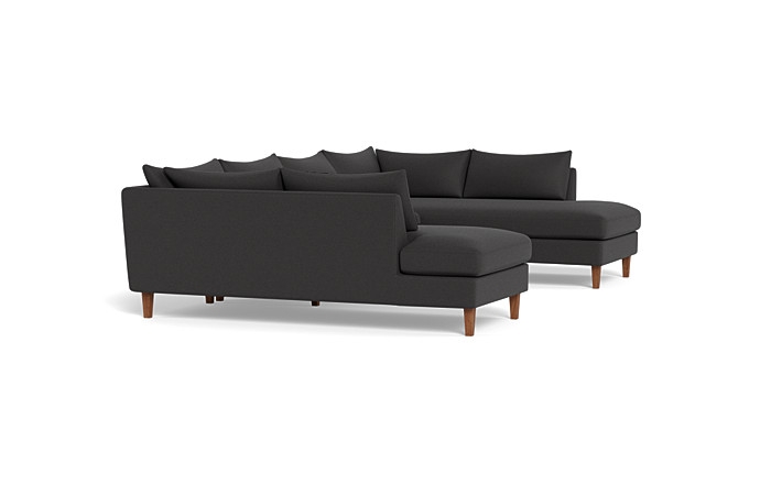 Sloan 3-Piece U-Bumper Sectional - Image 2