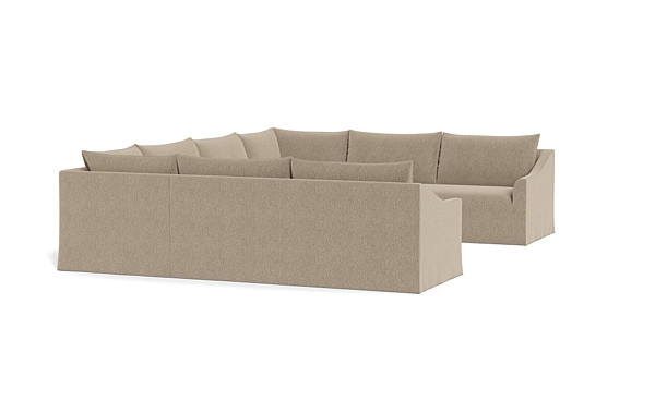 Dixon 5-Piece 6-Seat U Shape Sectional - Image 2