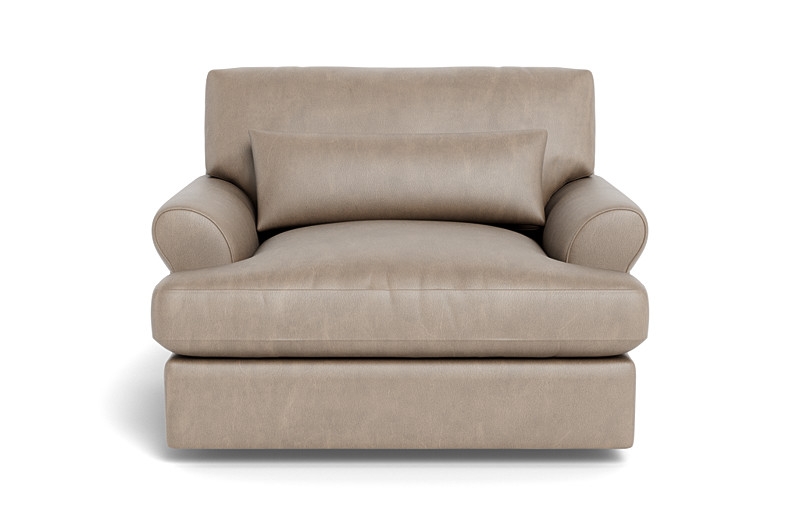 Maxwell Leather Swivel Chair by Apartment Therapy - Image 0