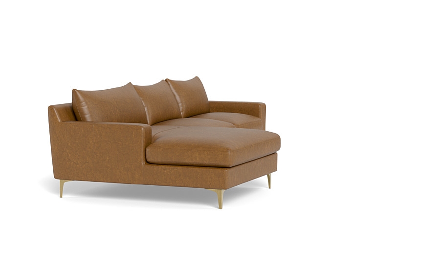 Sloan Leather  Chaise Sectional - Image 4