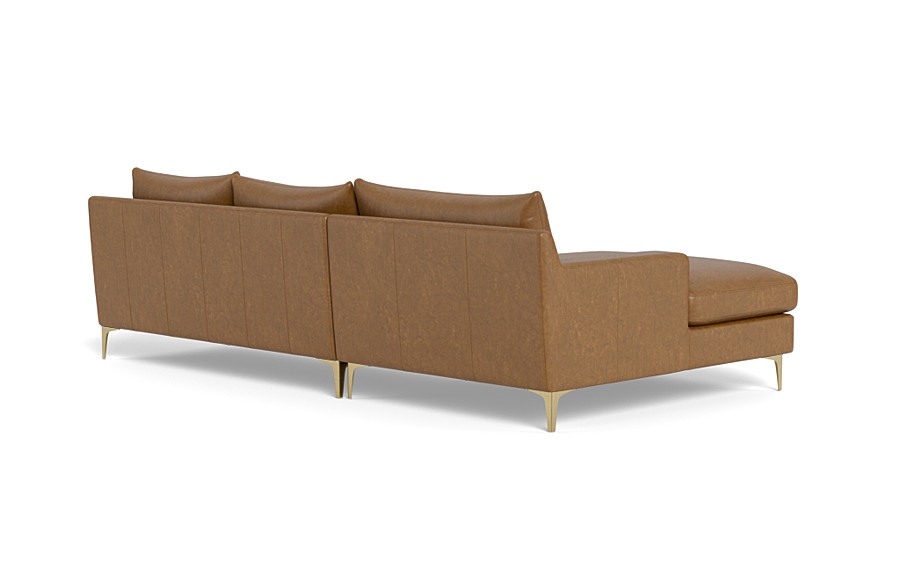 Sloan Leather  Chaise Sectional - Image 1