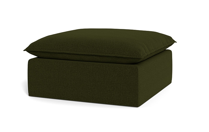 Josie Slipcovered Square Ottoman - Image 4