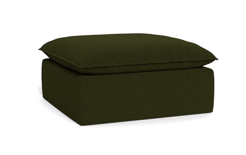 Josie Slipcovered Square Ottoman - Image 2