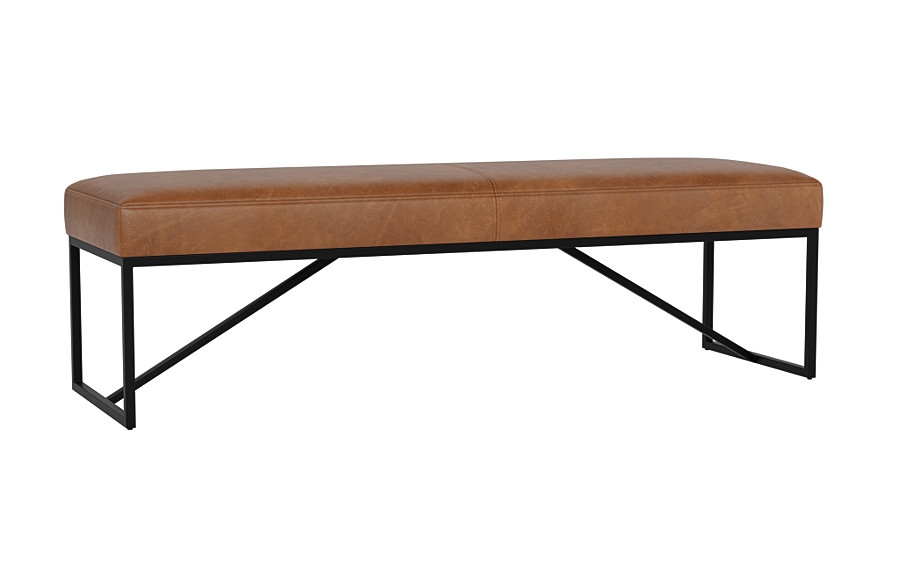 Otto Leather Bench - Image 4