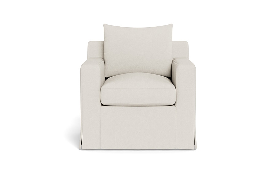 Sloan Slipcovered Petite Chair - Image 0