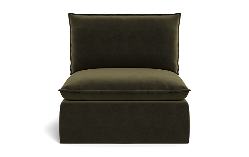 Josie Slipcovered Modular Armless Sofa Unit - Image 0