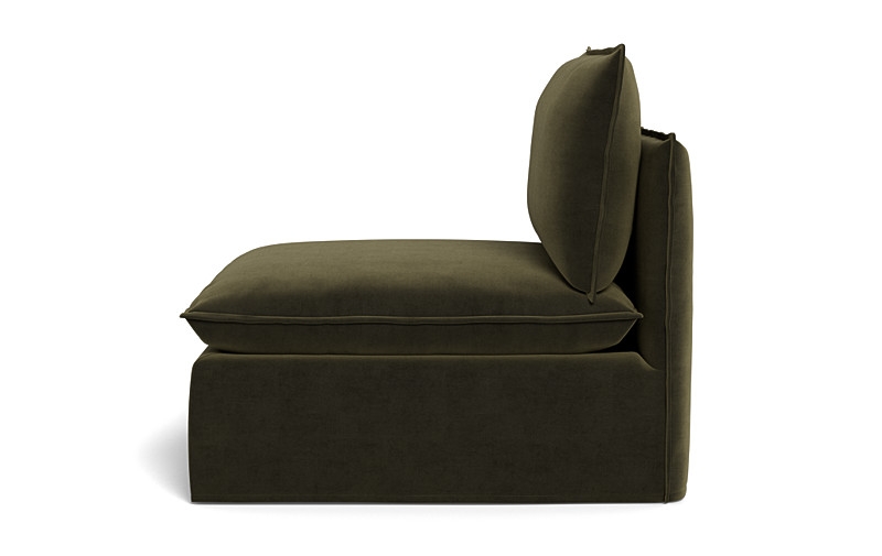 Josie Slipcovered Modular Armless Sofa Unit - Image 1