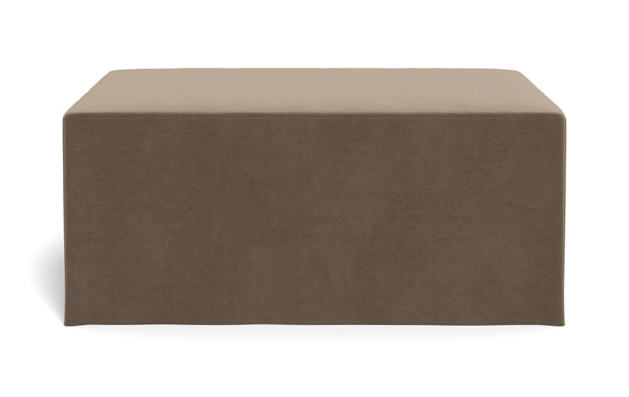 Dixon Slipcovered Rectangle Ottoman - Image 0