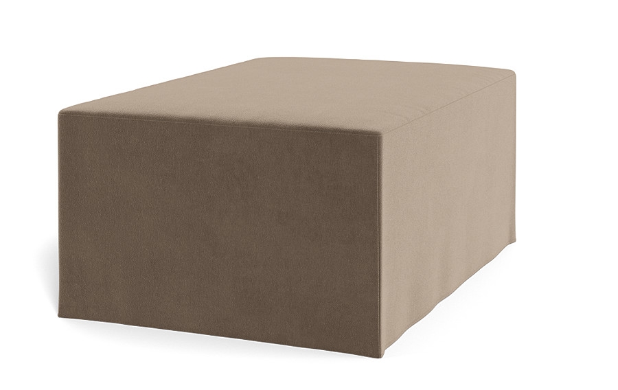 Dixon Slipcovered Rectangle Ottoman - Image 4