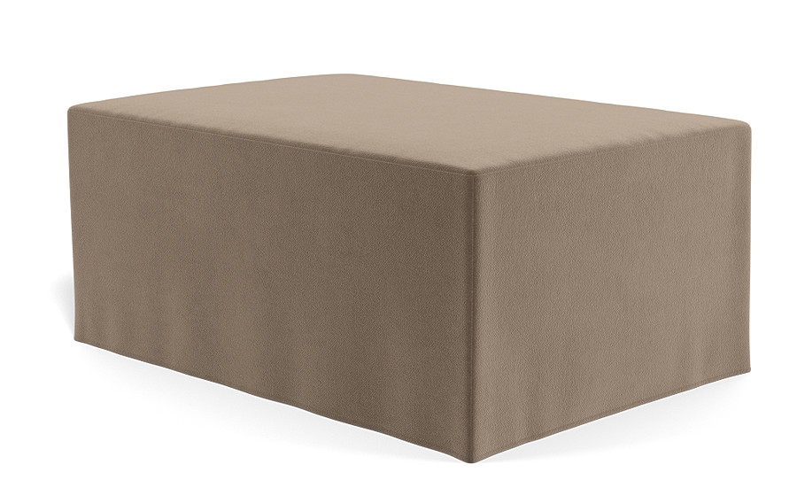 Dixon Slipcovered Rectangle Ottoman - Image 3