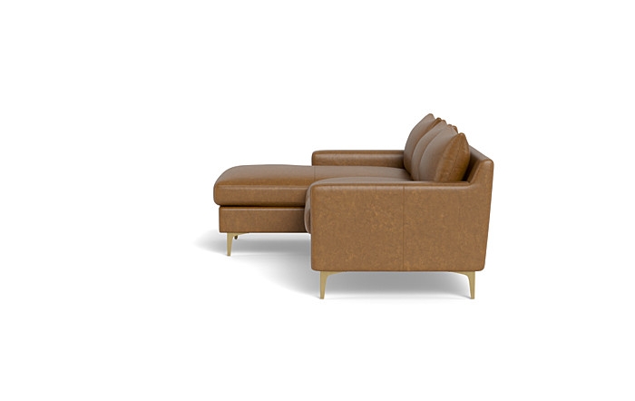 Sloan Leather  Chaise Sectional - Image 2